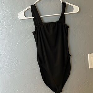 black bodysuit